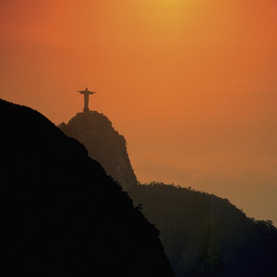One of South America's best-known landmarks looks over Rio.