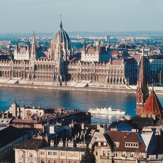 Budapest lies on two banks of the Danube River.