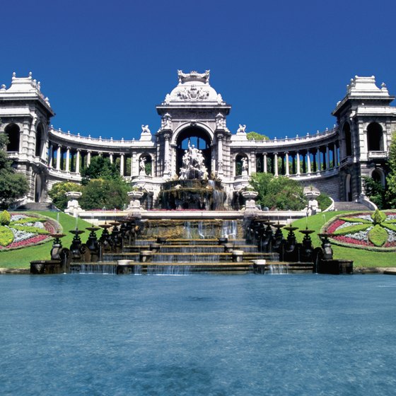 The Palais Longchamp in Marseille.