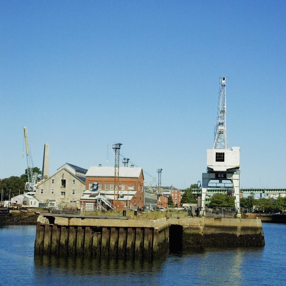 Boston Harbor is an onshore spot for saltwater fishing.