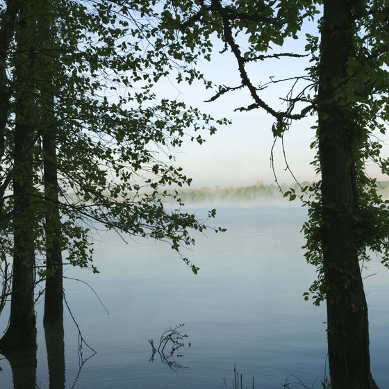 Tennessee's lakes provide secluded spots for kayaking.