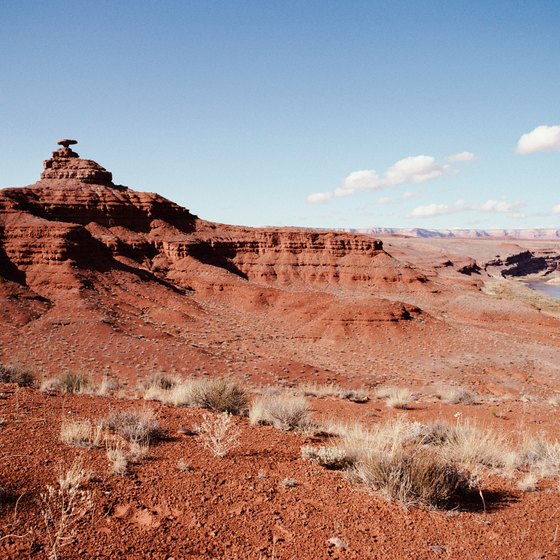 Monticello Utah is surrounded by rugged canyons.