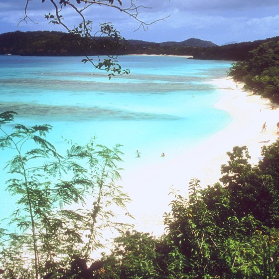 If you are looking for solitude, the beaches on St. John, in the U.S. Virgin Islands, will fit the bill.