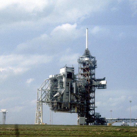 Those skydiving or parasailing near Cape Canaveral get a bird's-eye view of the Kennedy Space Center.