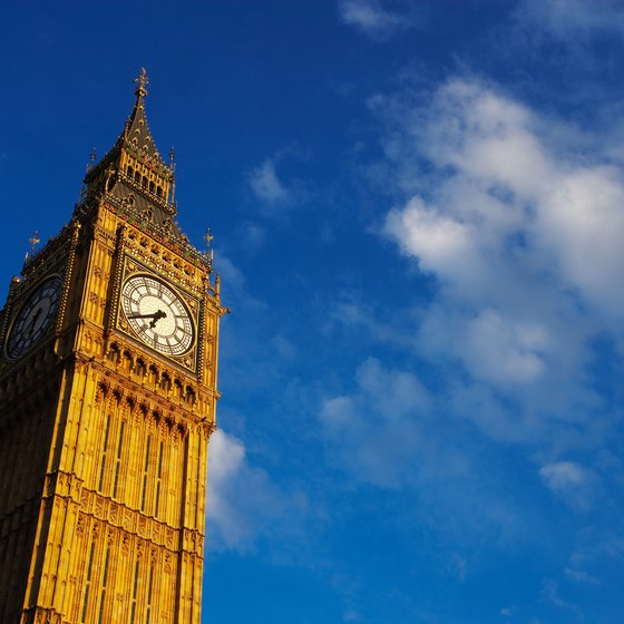 Big Ben, the Houses of Parliament clock tower, is a London landmark you won't see without a passport.