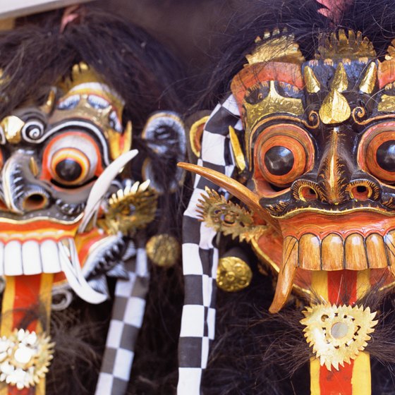 Barong dances are one of Bali's cultural attractions.