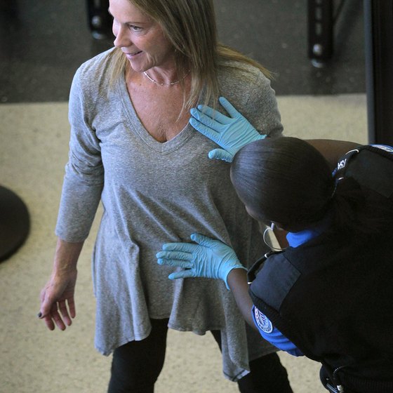 Officers may pat down all parts of your body.