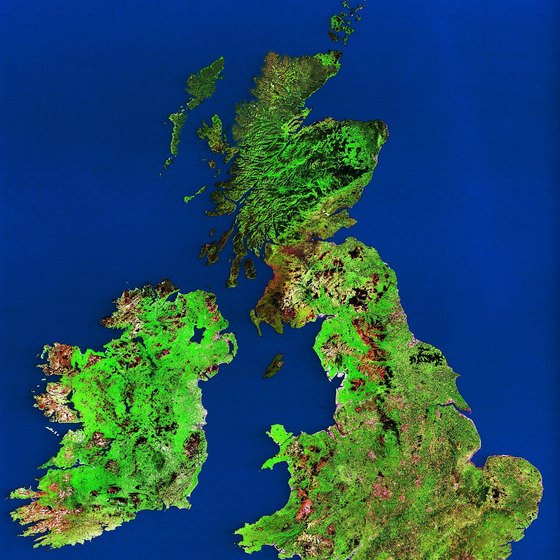 Ireland and Britain are very close, with only the North Sea dividing the two islands.