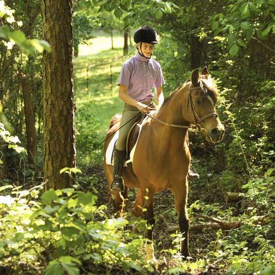 Children and teenagers are welcome on Branson trail rides.