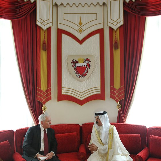 Only the elite are allowed inside Bahrain's active palaces.