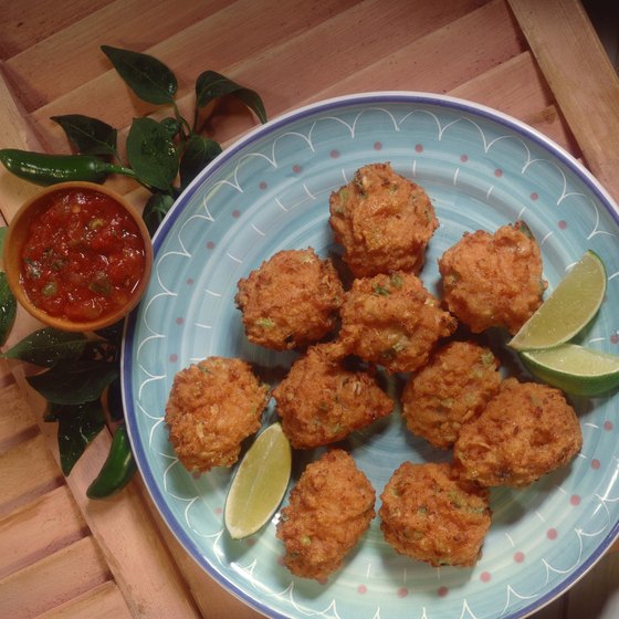 Conch fritters are a popular snack in the Bahamas.