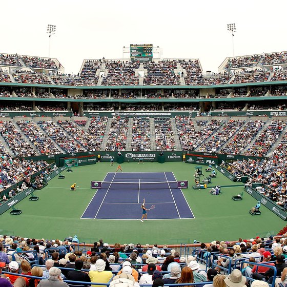 Fans come to Indian Wells to see the world's best tennis players at the BNP Paribas Open.