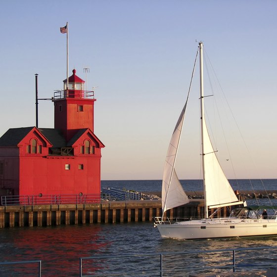 Michigan's waterfront campgrounds offer a variety of boating experiences.
