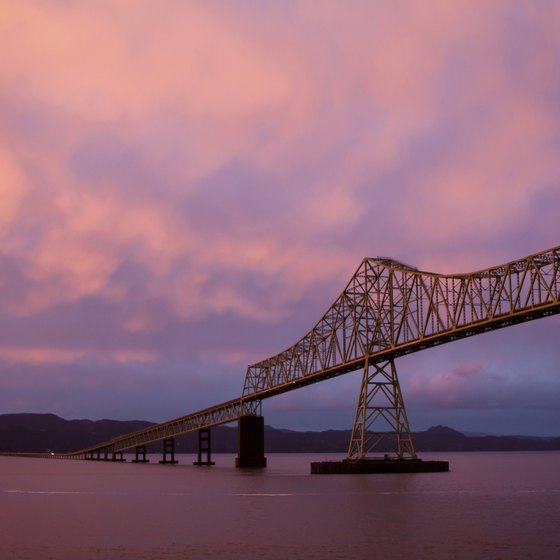 Lewis and Clark tours depart from Astoria, Oregon, traveling up the Columbia River.