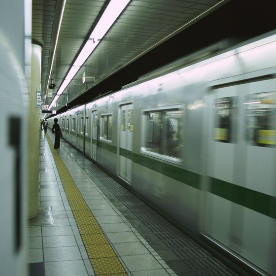 Subway trains near the hotel take you elsewhere in Tokyo and beyond.