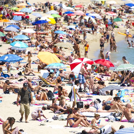 Avoid beach crowds: Visit a white-sand beach outside Barcelona.