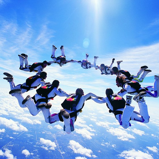 Skydiving is prohibited in Singapore airspace, so skydivers go elsewhere.