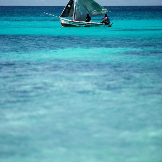 The crystalline water of Jacmel beaches is one of the town's major attractions.
