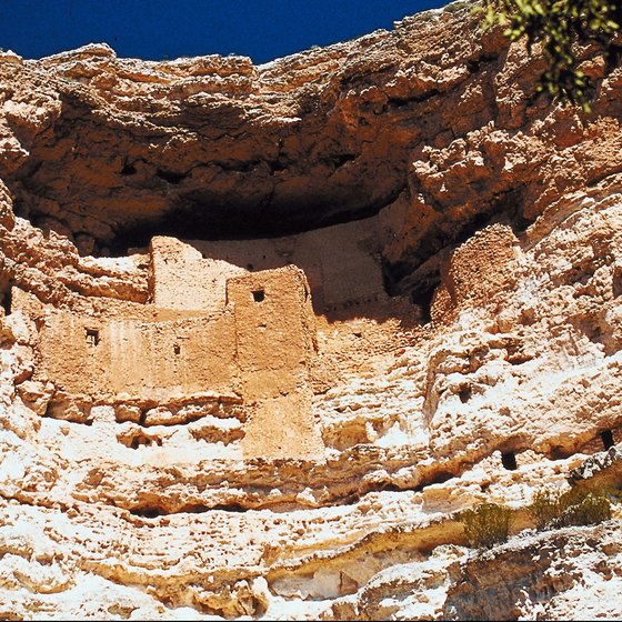 Montezuma Castle is one of several Sinagua ruins in Arizona.