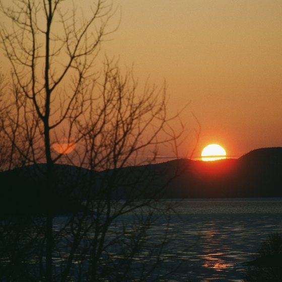Sunset over Lake Superior, Ontario, Canada
