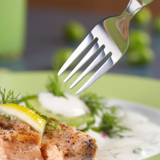 Fresh salmon is a delight served by many Bend restaurants.