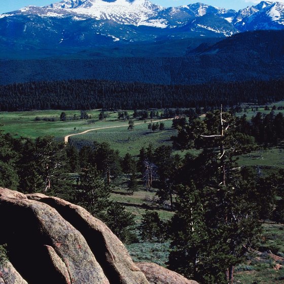 The Stanley Hotel is located just outside of Rocky Mountain National Park.