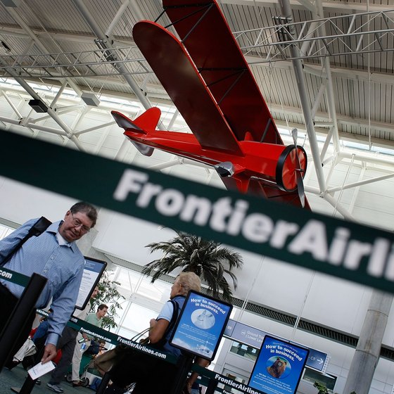 Frontier Airlines provides service to more than 80 cities.