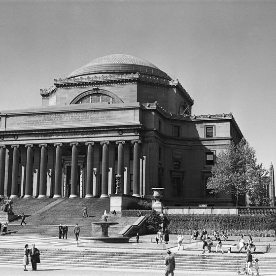 Columbia University is just blocks from the Hudson River.