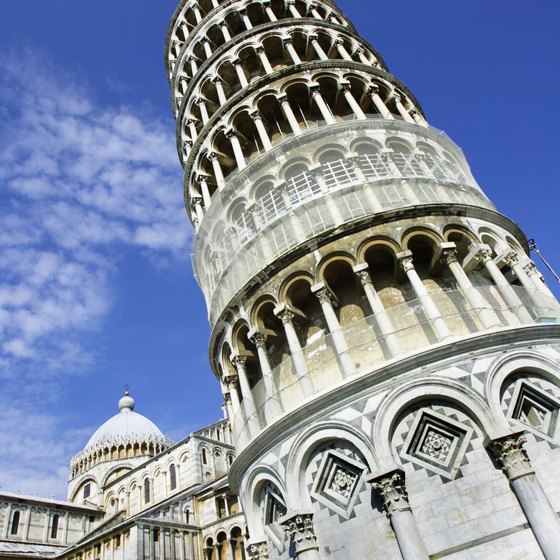 Admire the Leaning Tour of Pisa on a car tour of Italy.