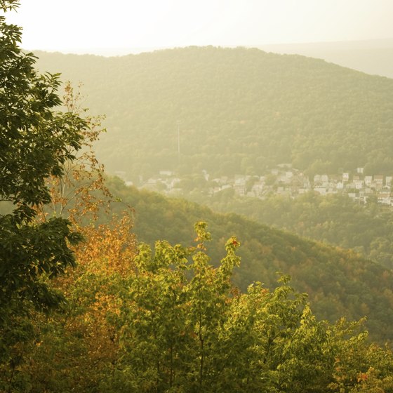 Some Poconos chapels look out over the mountainsides.