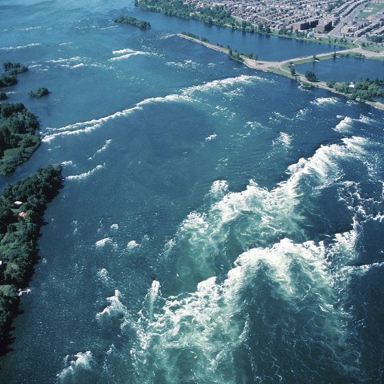 The islands on the St. Lawrence River provide many fishing opportunities.