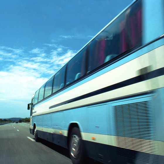 U.S. bus lines transport people all over the country.