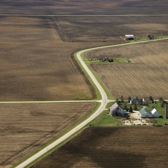 Cyclists enjoy Indiana's farmland and plains.