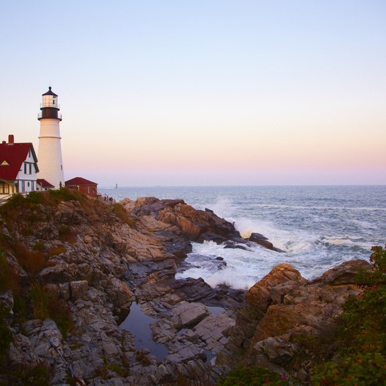 Maine is well-known for the lighthouses that dot the coastline.