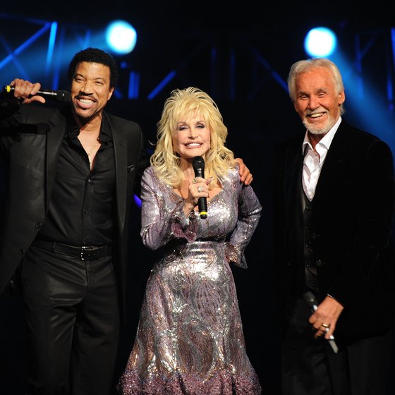 Lionel Richie, Dolly Parton and Kenny Rogers performed at the Kenny Rogers: The First 50 Years concert at Foxwoods in 2010.