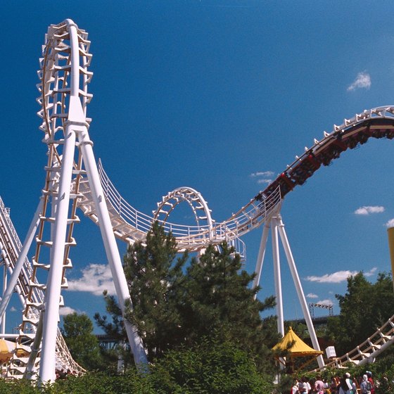 Leave the flip flops at home when you visit Six Flags, unless you're willing to risk losing them on a roller coaster.