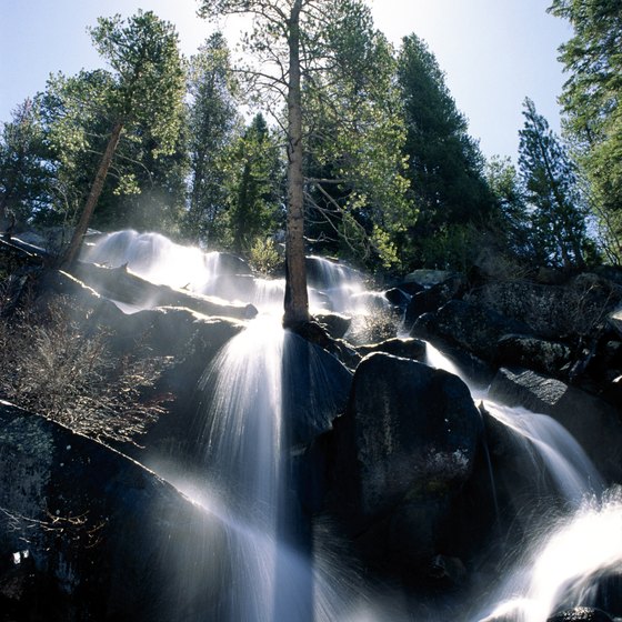 The architecture of Yosemite hotels reflects the natural surroundings.