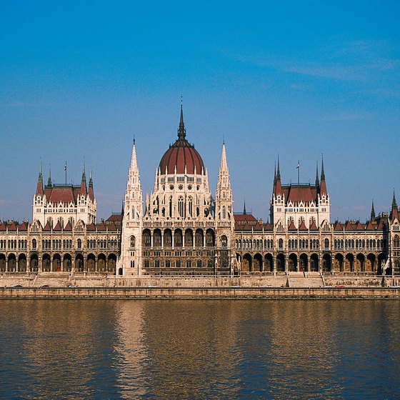 The Hungarian Parliament is one of the many sights seen from the Danube.