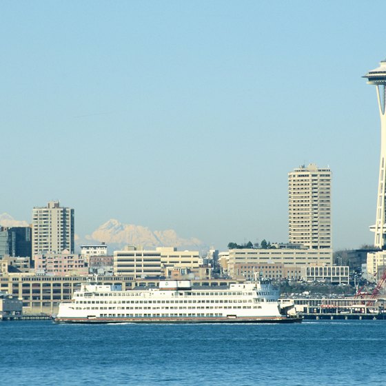 Cruise ships arrive into Seattle at Piers 66 and 91.