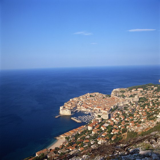 Dubrovnik is best reached by air and sea.