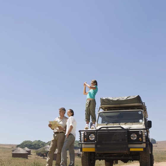 Traveling in Africa might require some off-road travel.