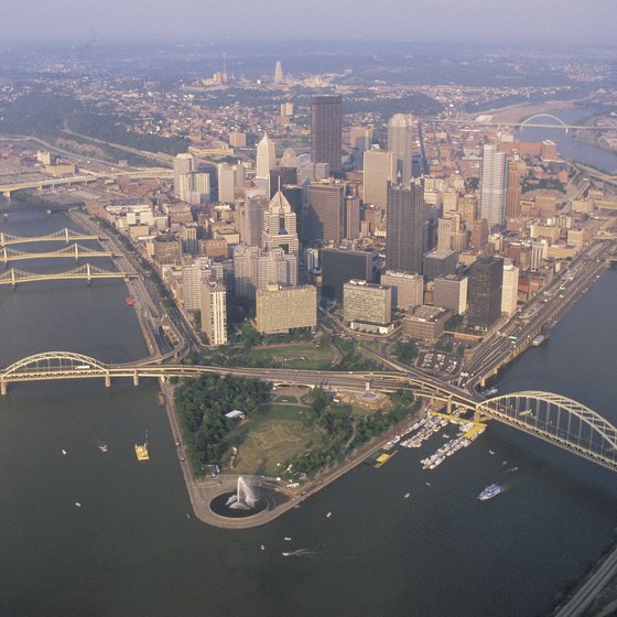 Point State Park, downtown Pittsburgh, Pennsylvania