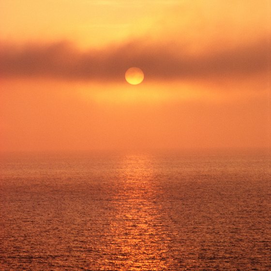 Sunrise over Newport Beach.