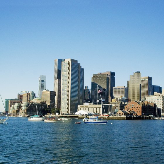 Long Wharf is one of many Boston waterfront piers.