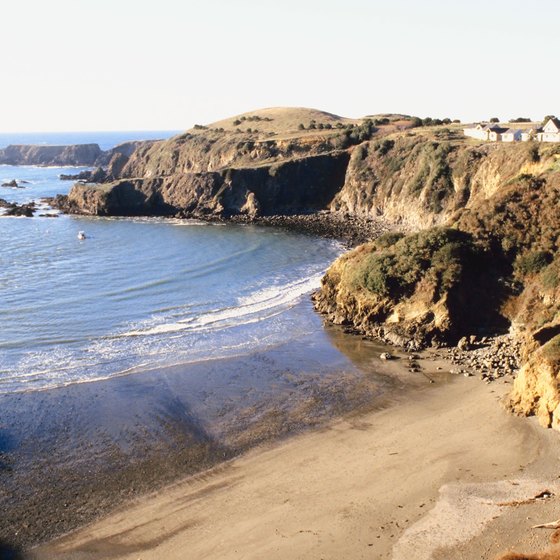 A rocky beach north of Arcata.