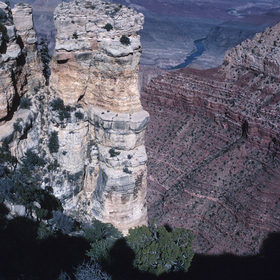 Widely separated canyon sections can simultaneously show wildly different weather conditions.