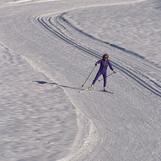 A network of Nordic trails complement Park City's downhill slopes.