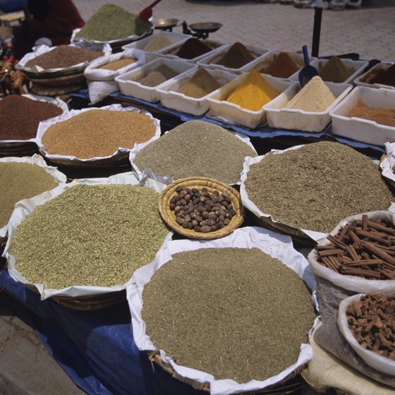 Morocco offers sought-after goods like saffron and argan oil.