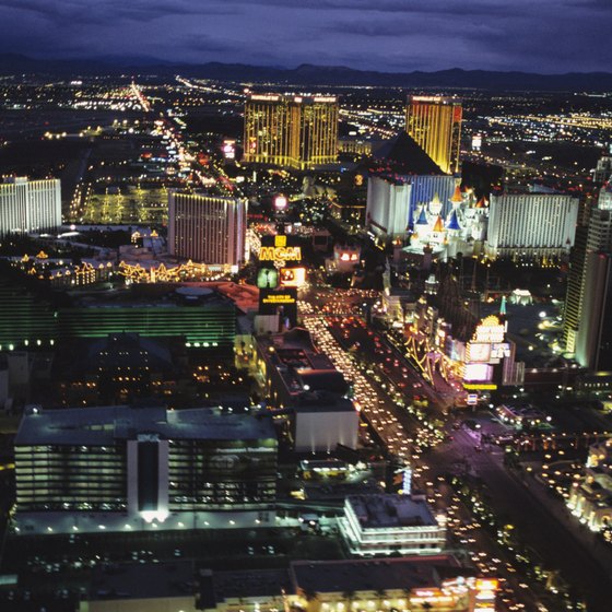 Most tourists make the Strip their home during Las Vegas vacations.