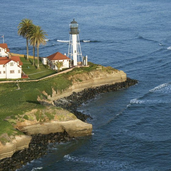 Point Loma's lighthouse stands sentry over the Pacific.